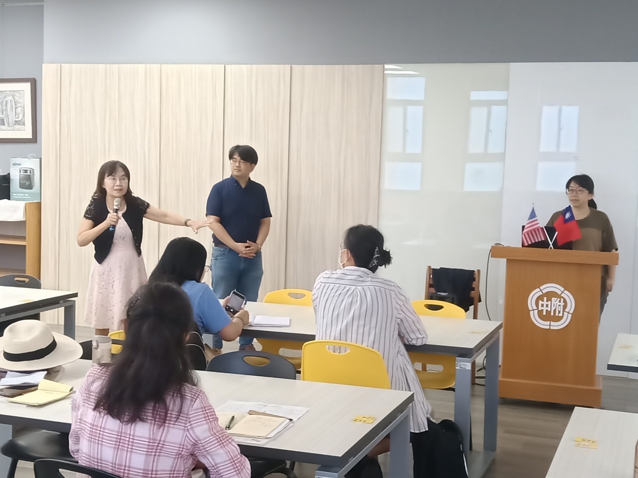 美國紐約教師參訪團到校交流-1